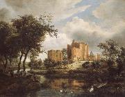 Meindert Hobbema The Ruins of Brederode Castle oil painting picture wholesale